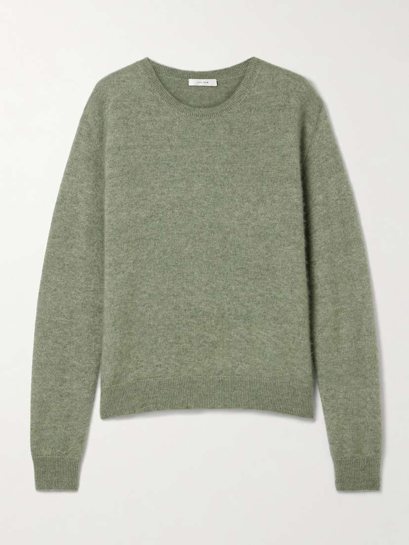 The Row Lorynna Cashmere And Silk-blend Sweater