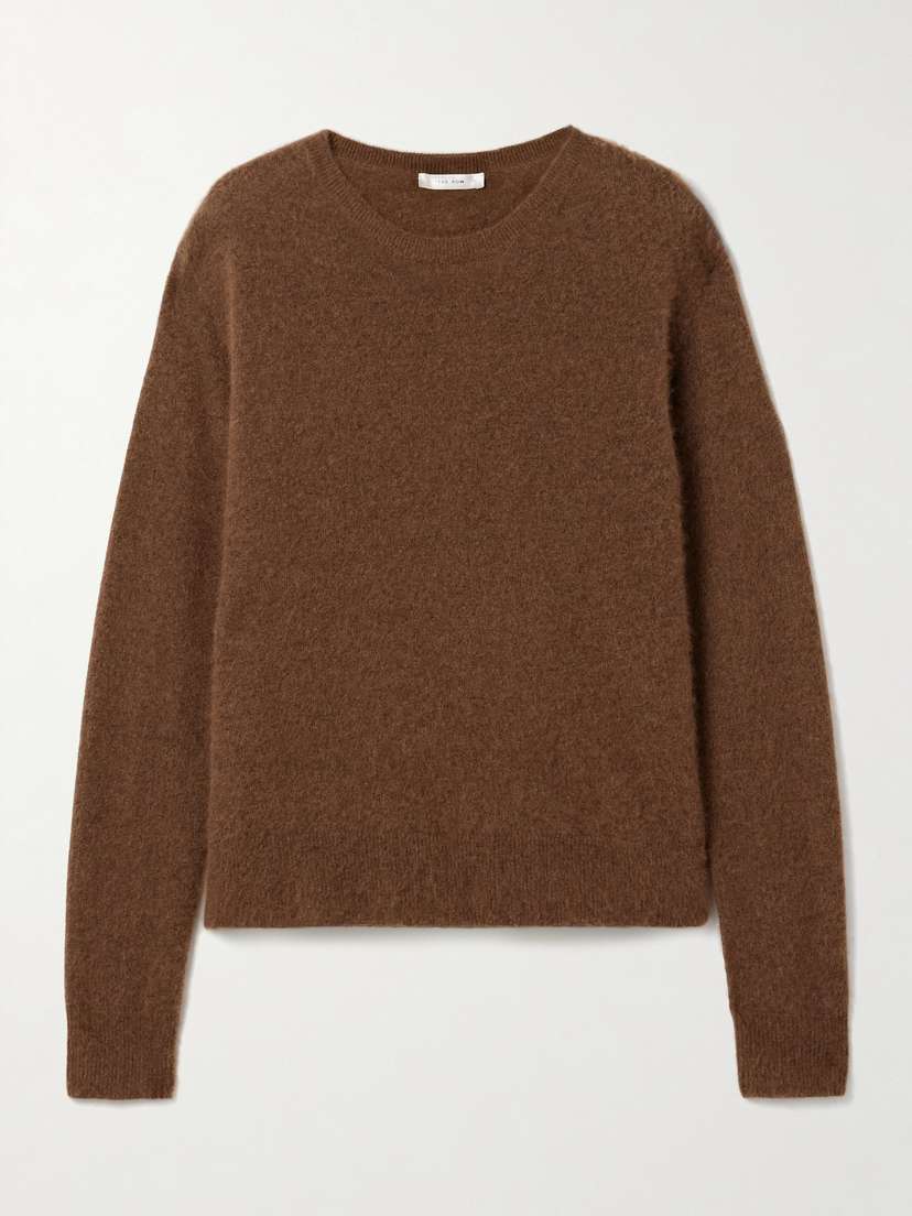 The Row Lorynna Cashmere And Silk-blend Sweater