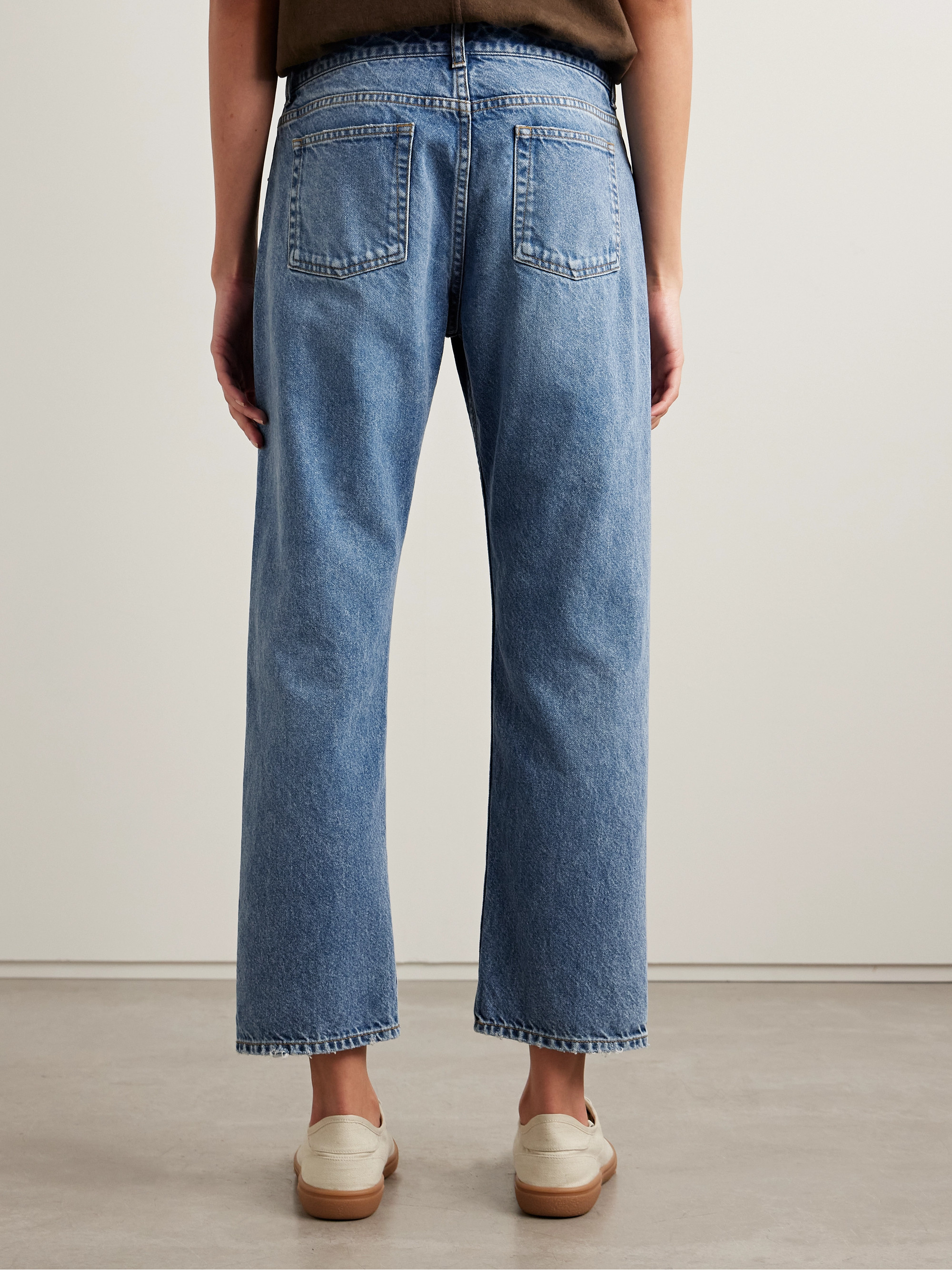 The Row Riaco cropped mid-rise straight-leg jeans thumbnail