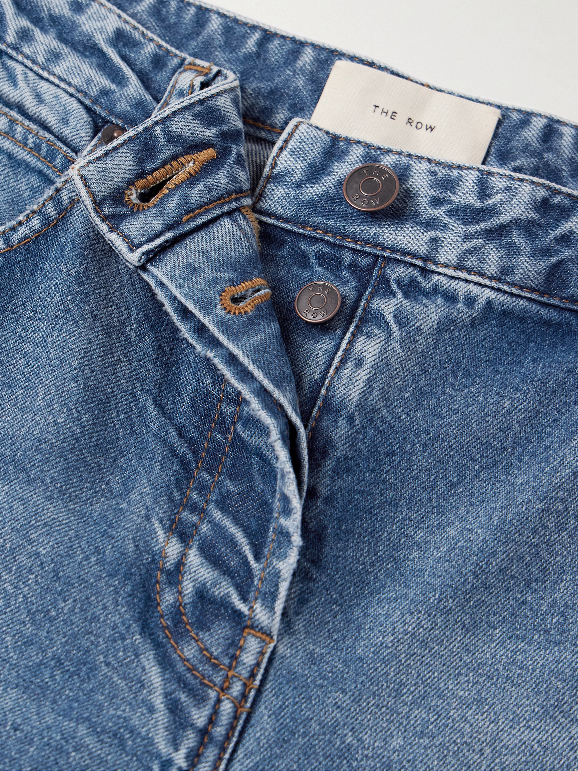 The Row Riaco cropped mid-rise straight-leg jeans thumbnail