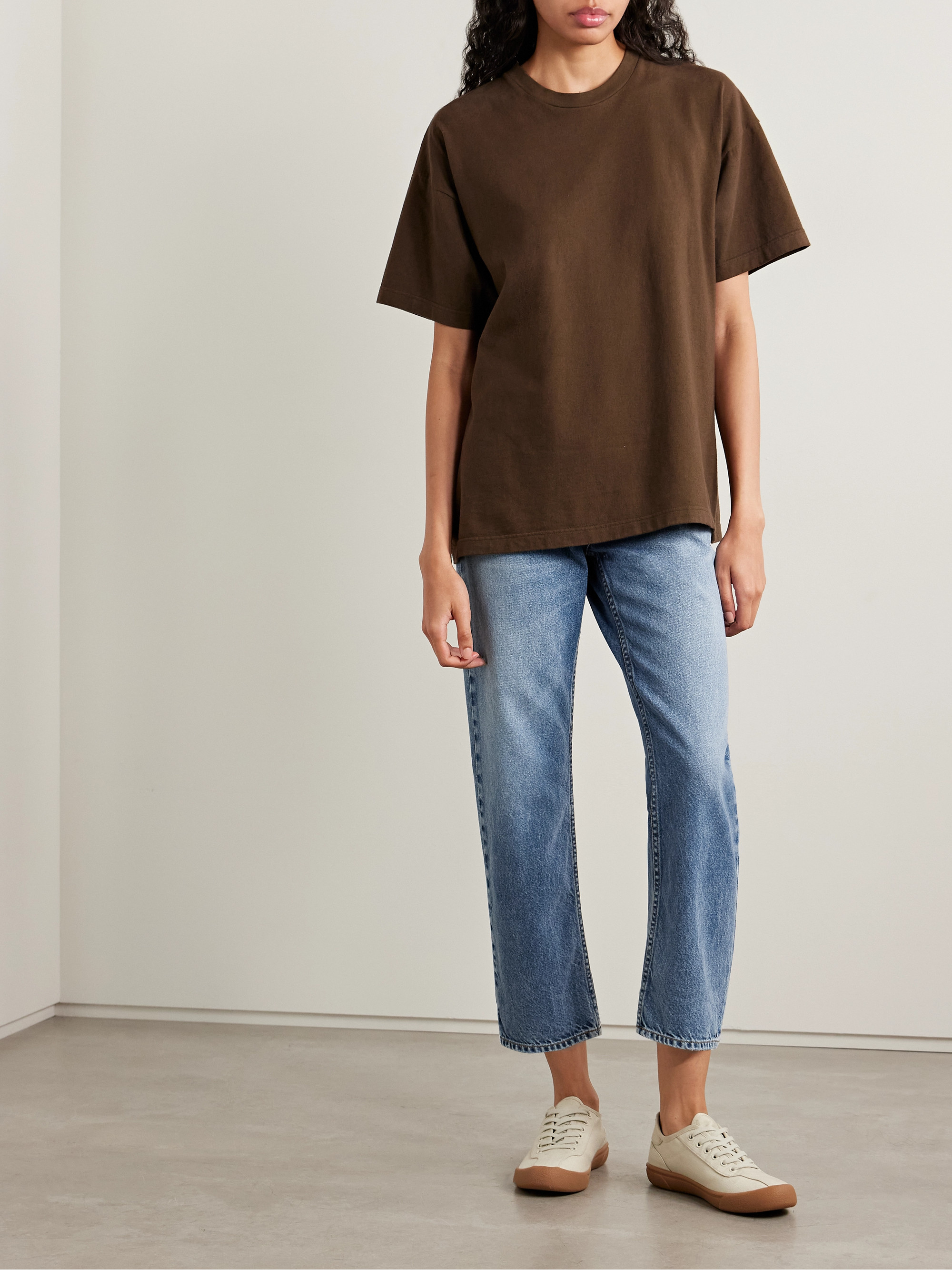 The Row Riaco cropped mid-rise straight-leg jeans thumbnail