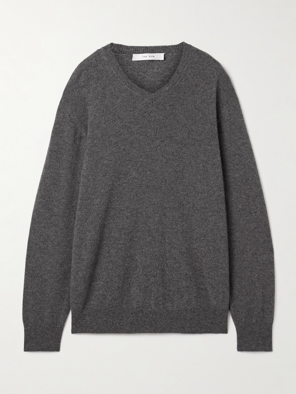 The Row Ligeia Cashmere Sweater In Gray