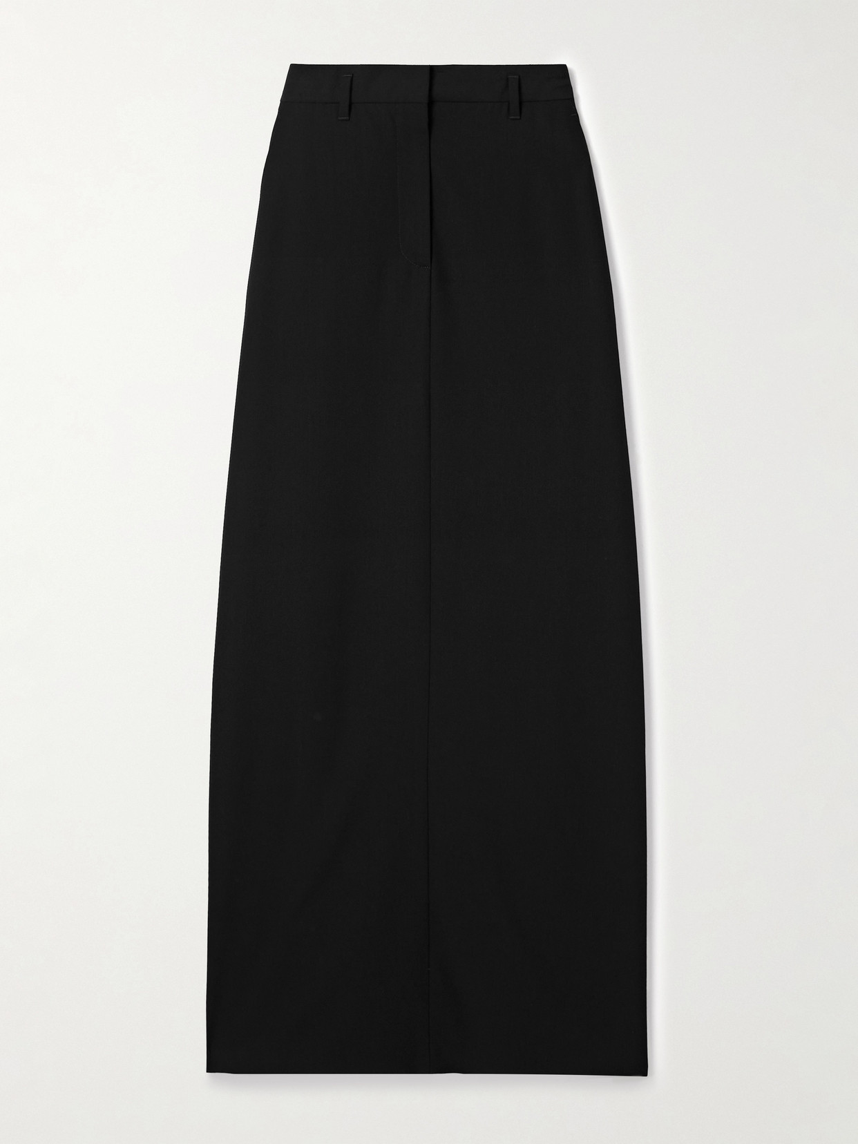 The Row Seraphyne Wool Maxi Skirt In Black