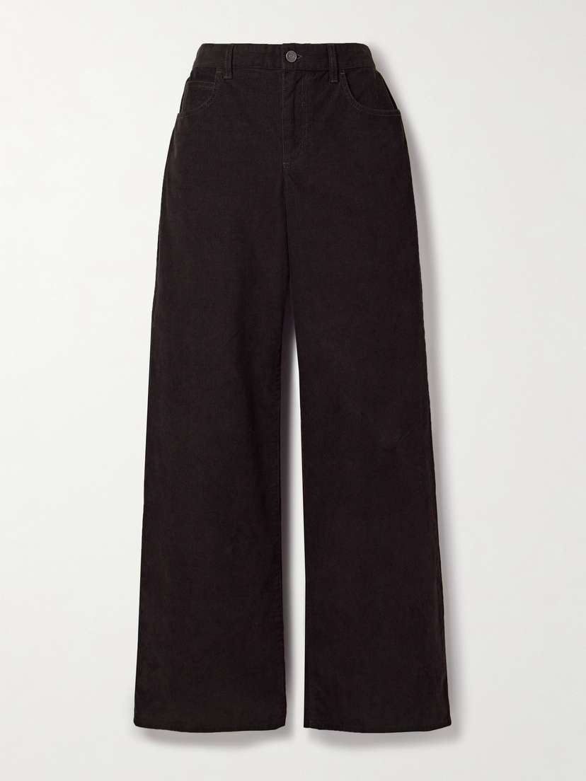 The Row Eglitta Cotton-blend Corduroy Straight-leg Pants