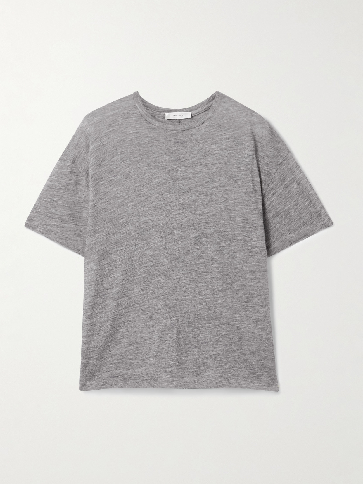 The Row Lila Cashmere T-shirt In Gray
