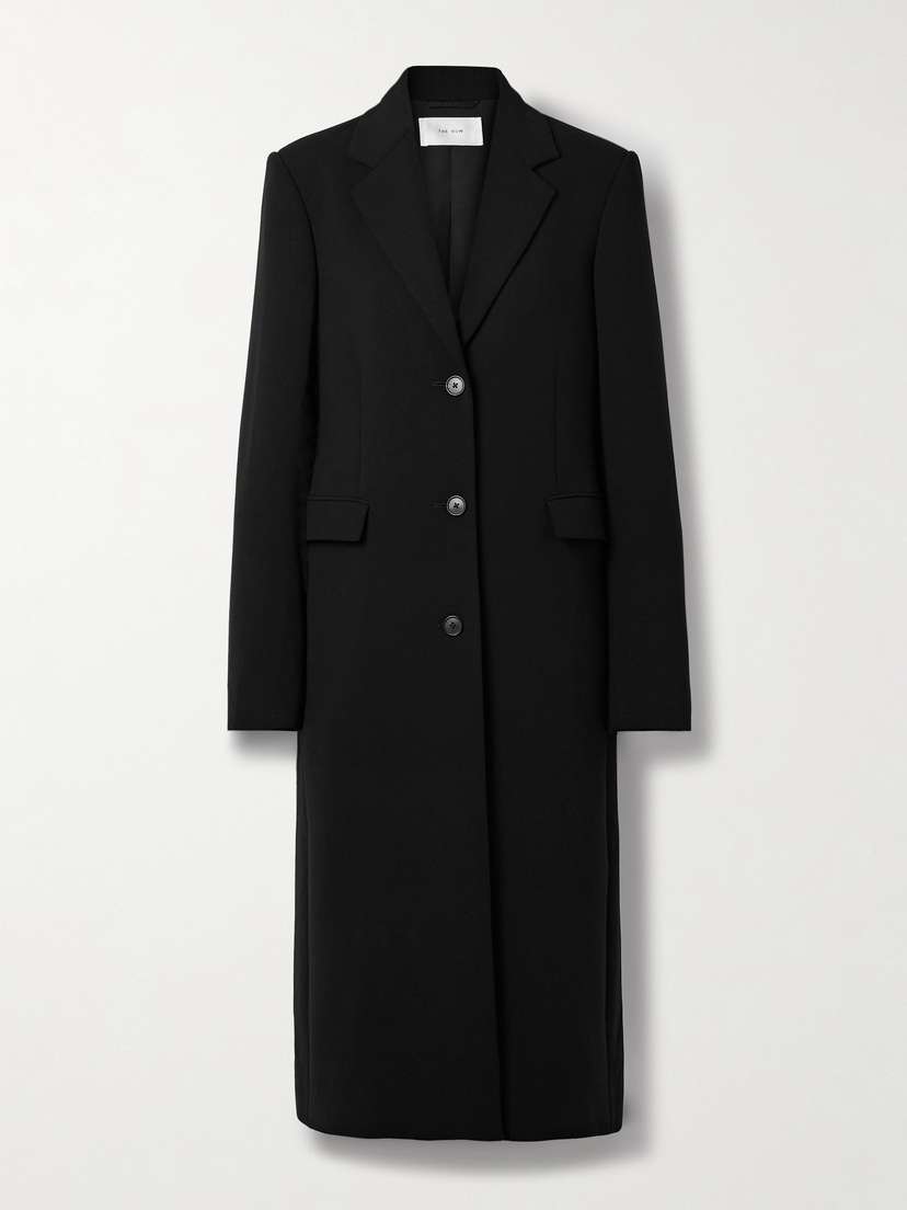 The Row Cerys Wool-blend Crepe Coat