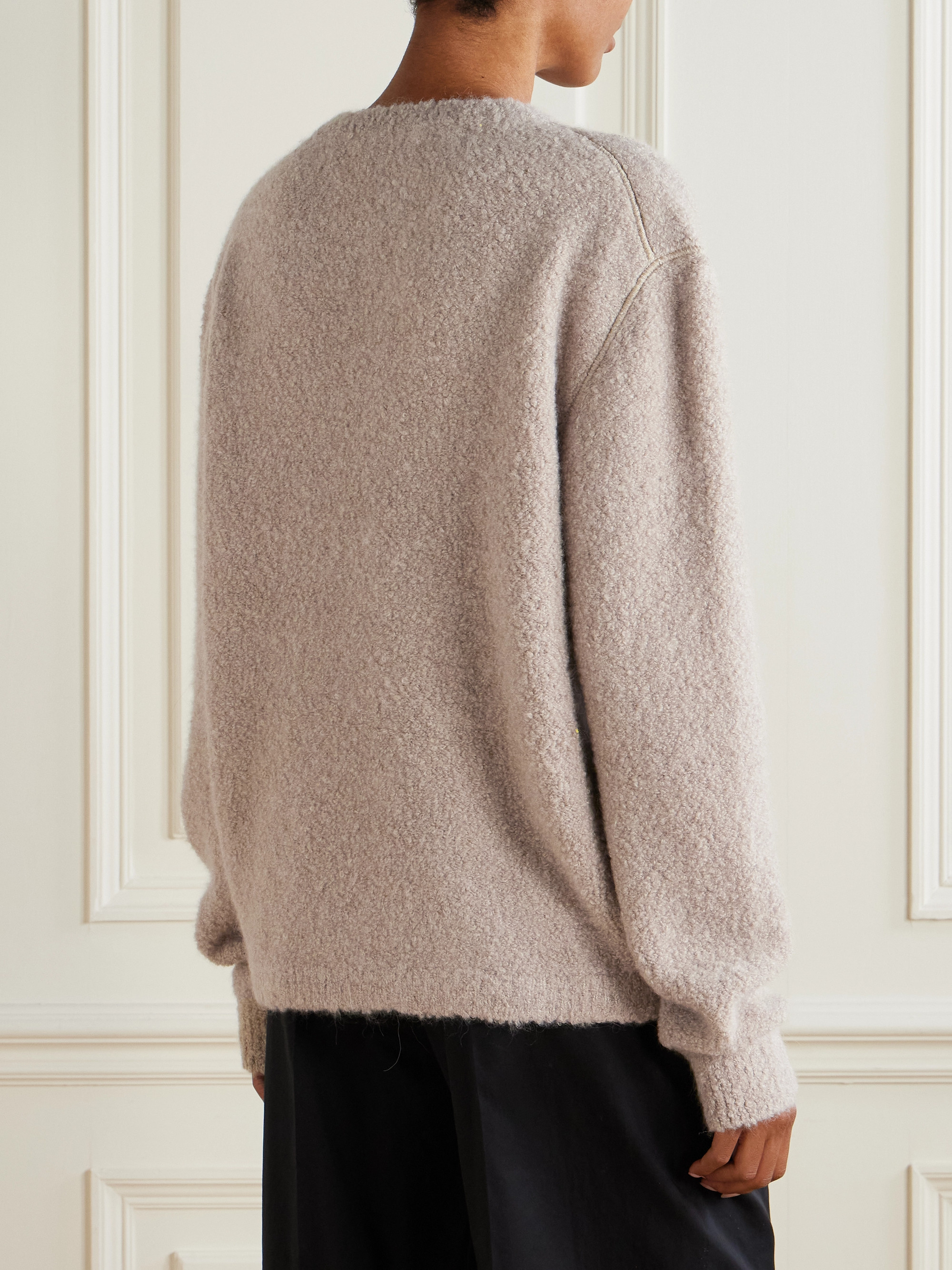 The Row Leorina cashmere, alpaca and silk-blend sweater