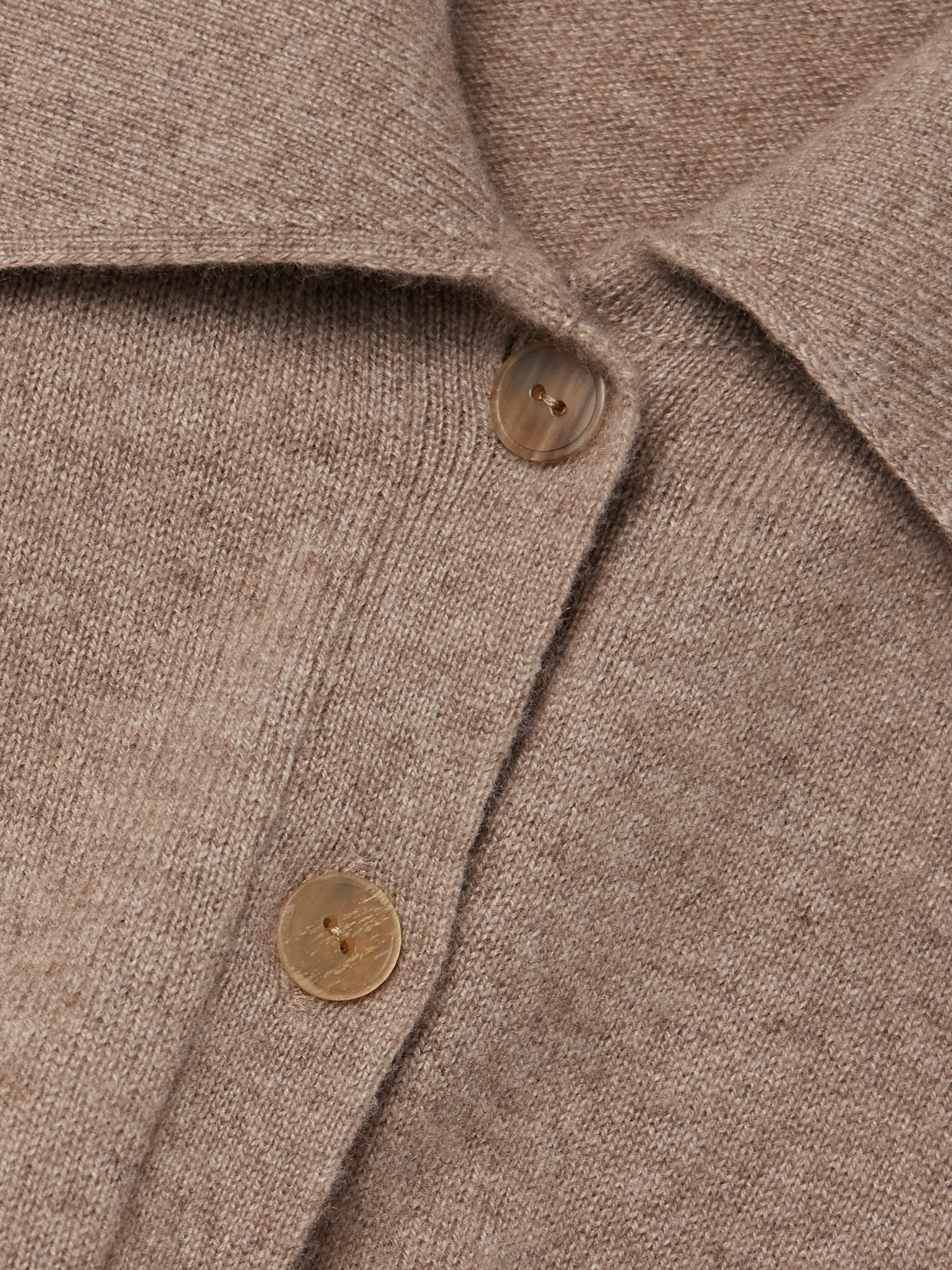 The Row Lillia Cashmere Cardigan In Brown