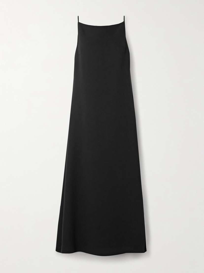 The Row Seraphina Silk-crepe Midi Dress