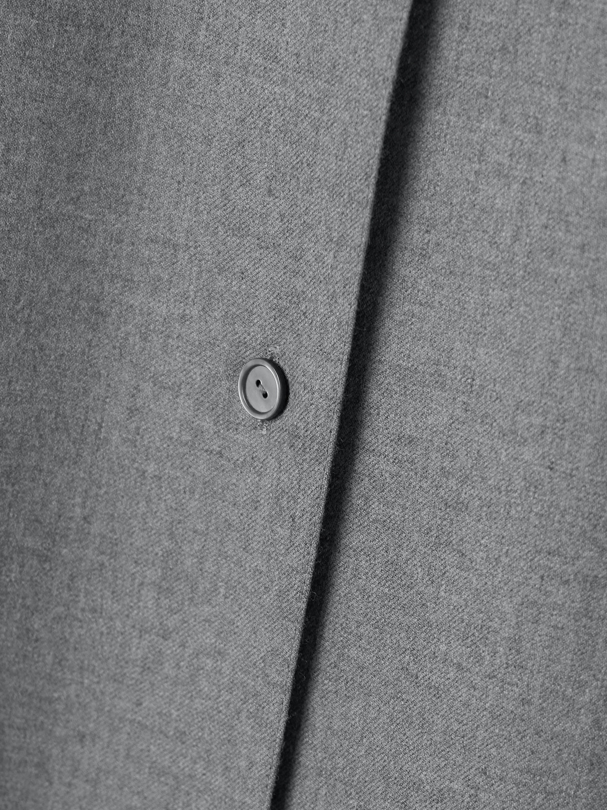 The Row Pino Oversized Wool-twill Shirt In Gray