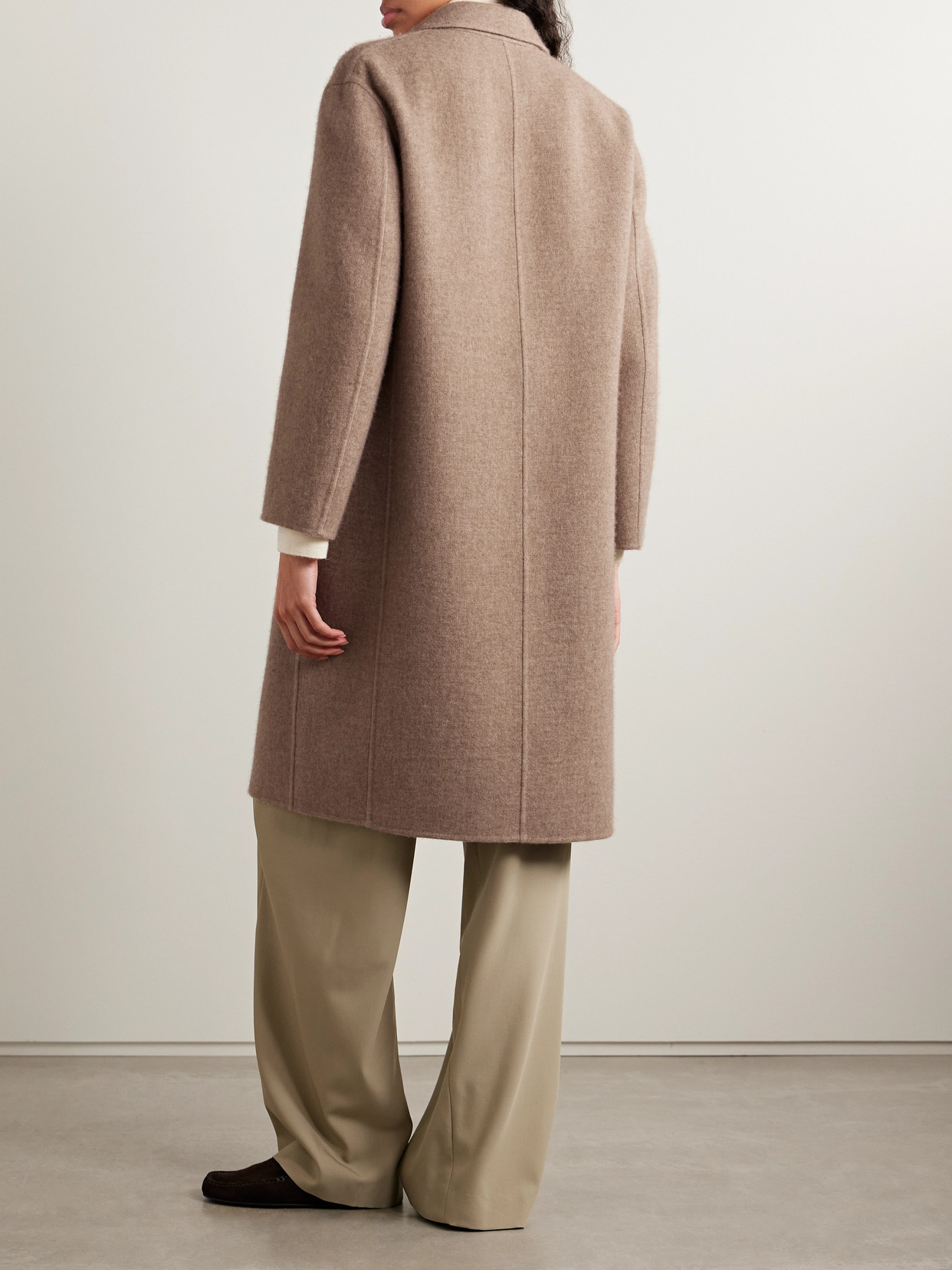 Fedra Cashmere And Cotton-Blend Coat