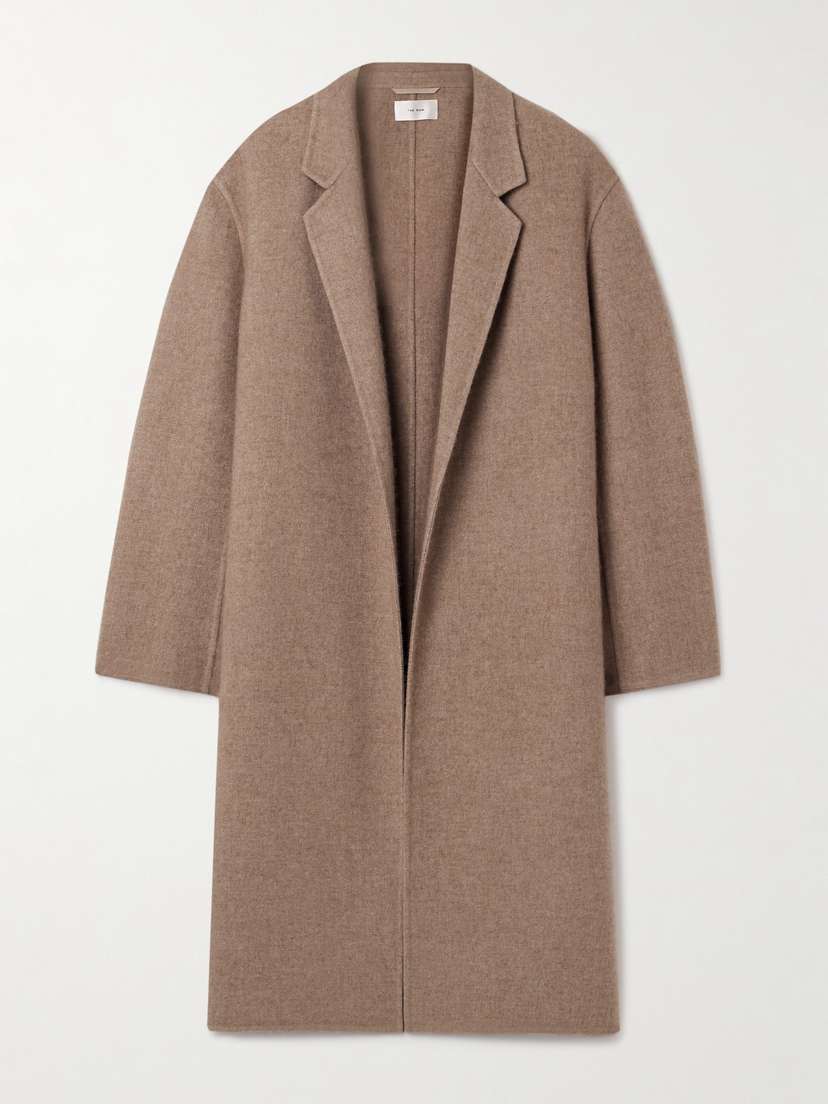 The Row Fedra Cashmere And Cotton-blend Coat