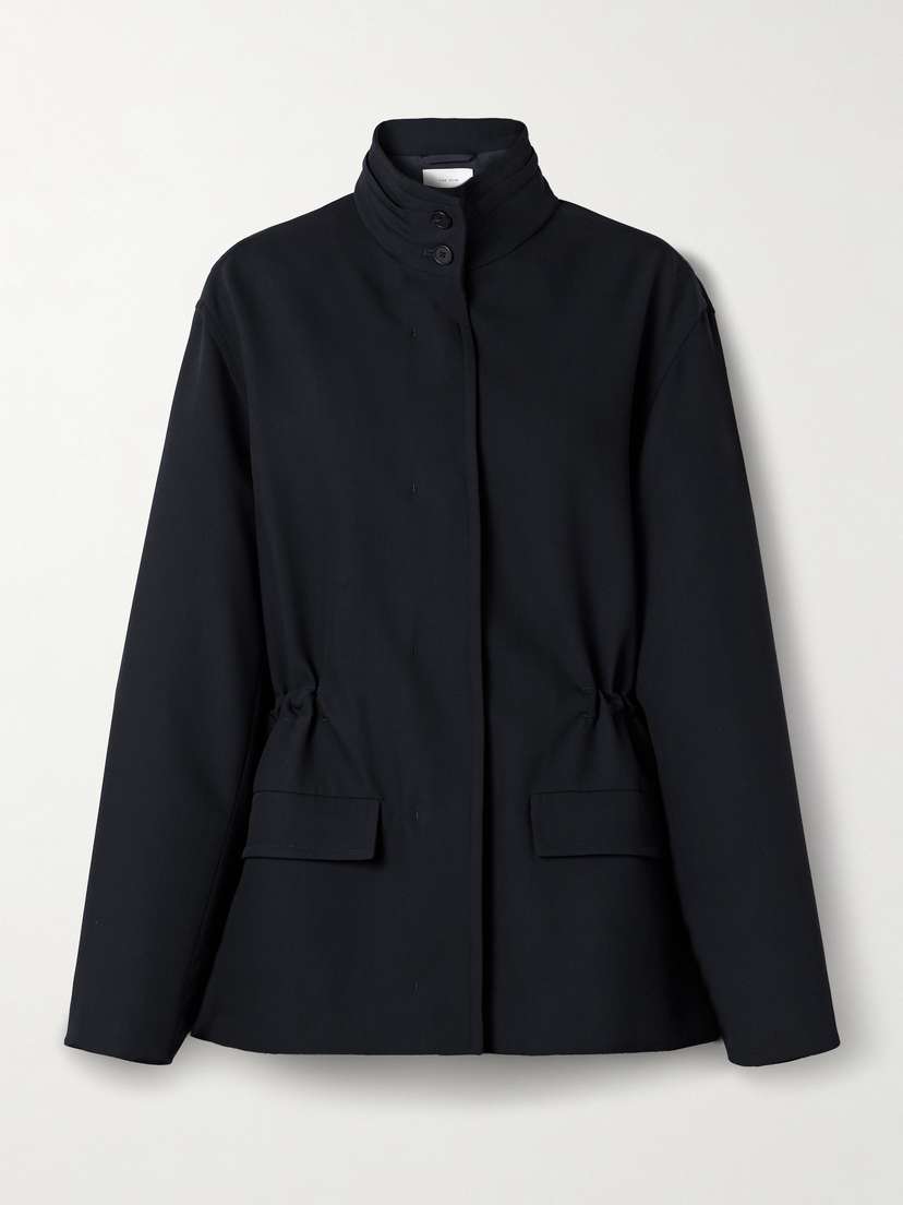 The Row Tanera Hooded Wool-gabardine Jacket