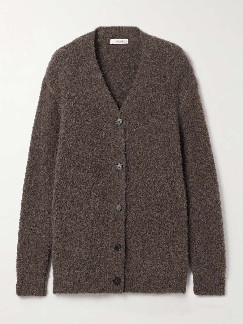 The Row Laleh Cashmere, Alpaca And Silk-blend Cardigan