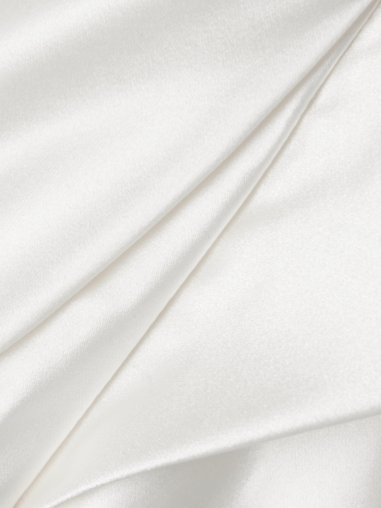 Vivienne Westwood Aurora Off-the-shoulder Draped Silk-satin Mini Dress In Ivory