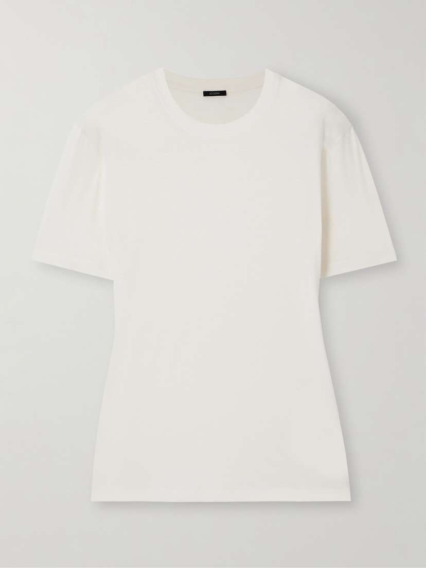 Joseph Cotton And Silk-blend Jersey T-shirt