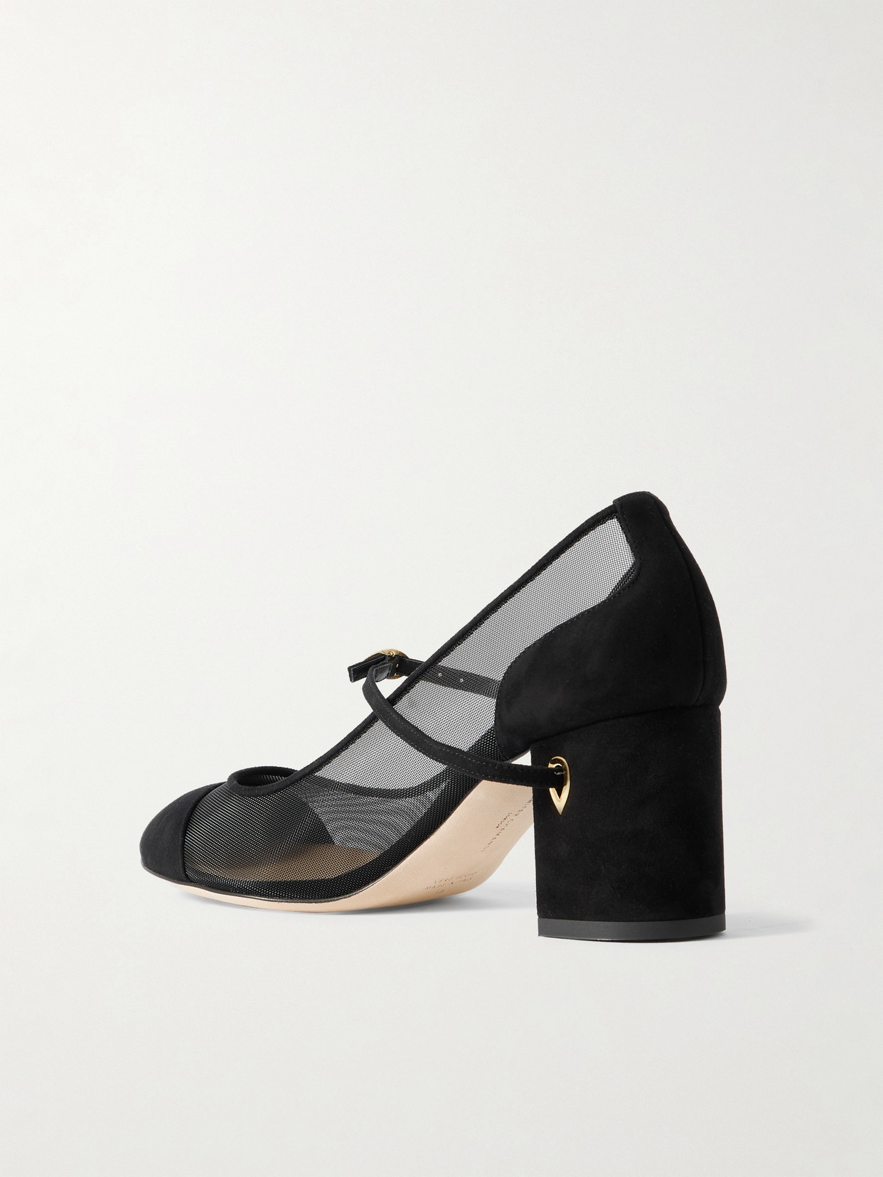 Jennifer Chamandi Closed Black Pump With Removable Strap In Black