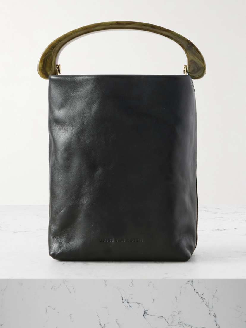 Dries Van Noten Mini Embellished Leather Tote