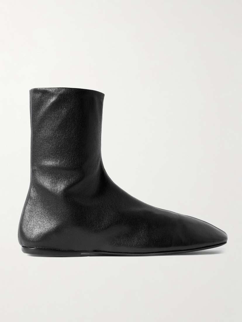 Dries Van Noten Leather Ankle Boots