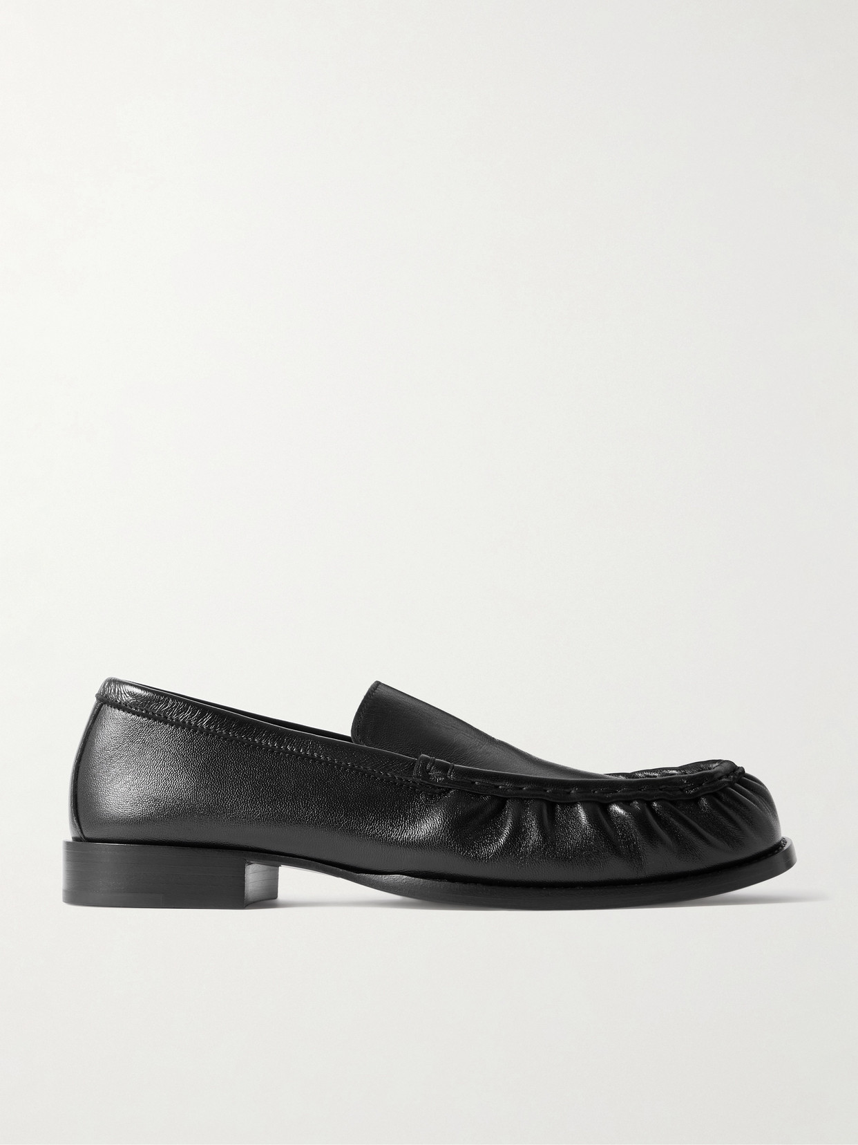 Dries Van Noten Leather Loafers In Black