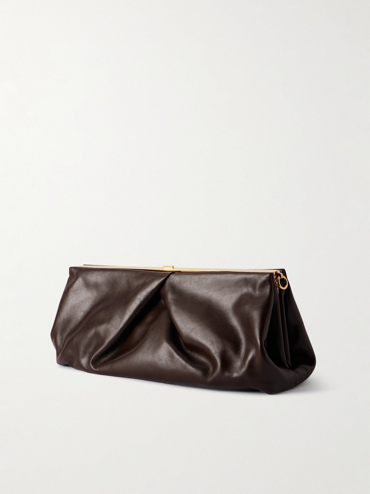 Dries Van Noten Logo Shoulder Bag In Gray