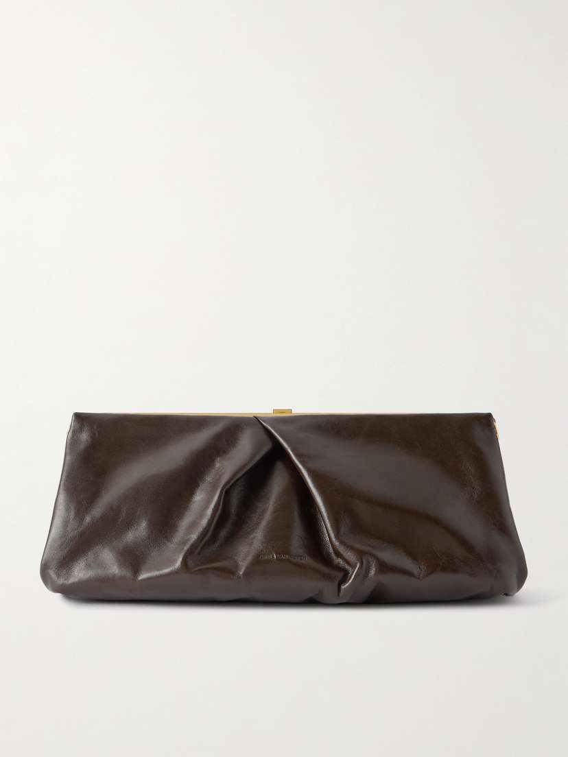 Dries Van Noten Leather Clutch