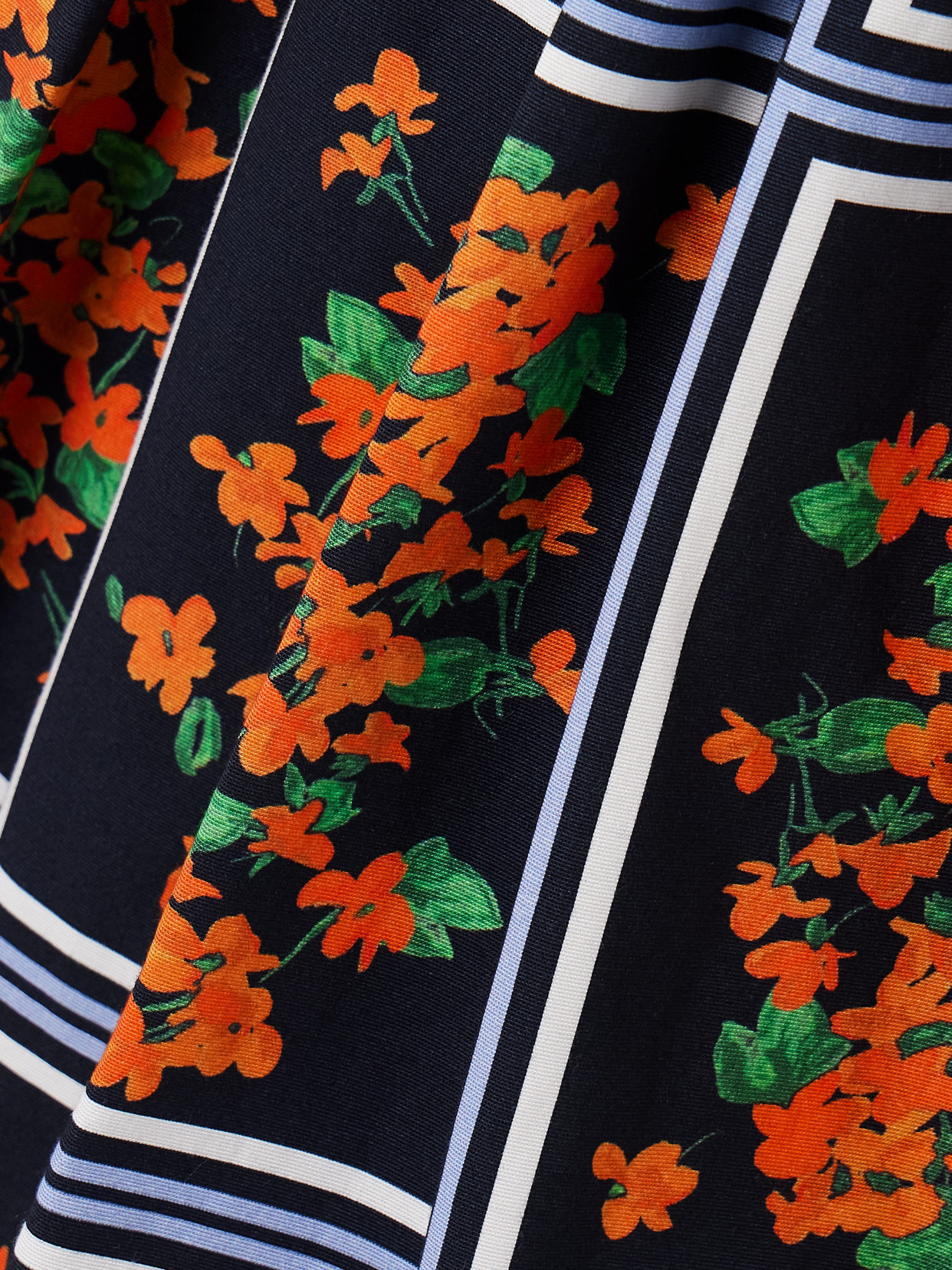 Carolina Herrera Printed Faille Midi Dress