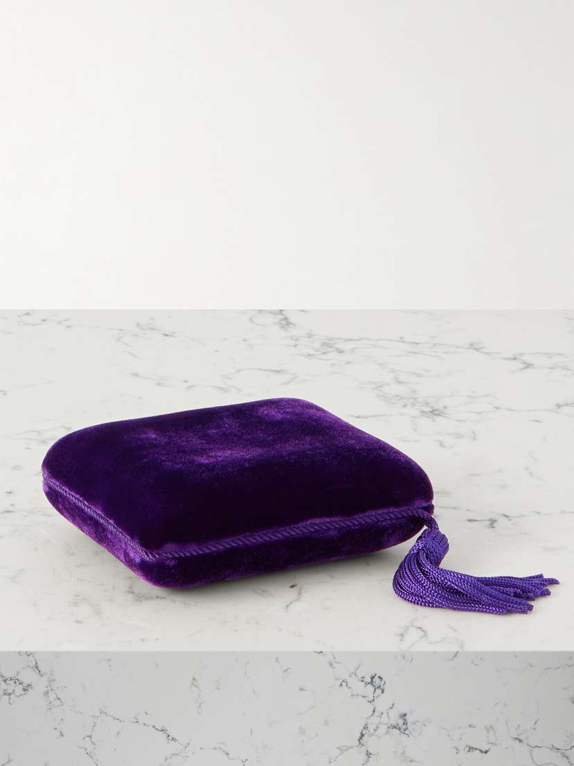 Sophie Bille Brahe Tasseled Velvet Jewelry Box