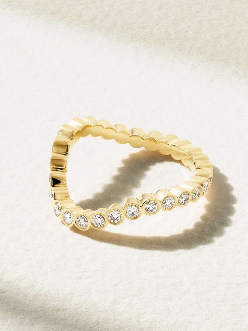 Sophie Bille Brahe Courant Sky 18-karat Recycled Gold Diamond Ring