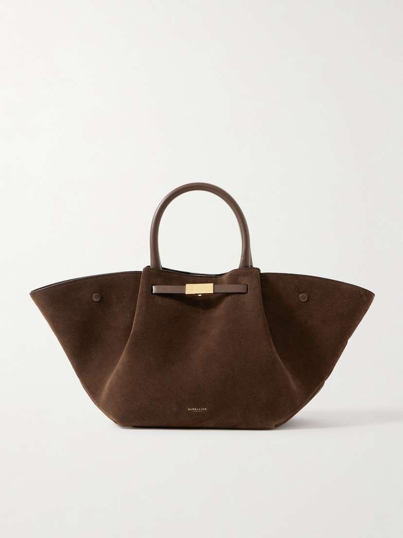 DeMellier New York Midi Suede Tote