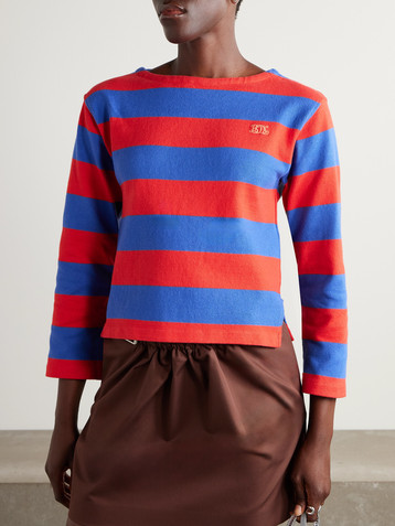 Bode Striped cotton sweater