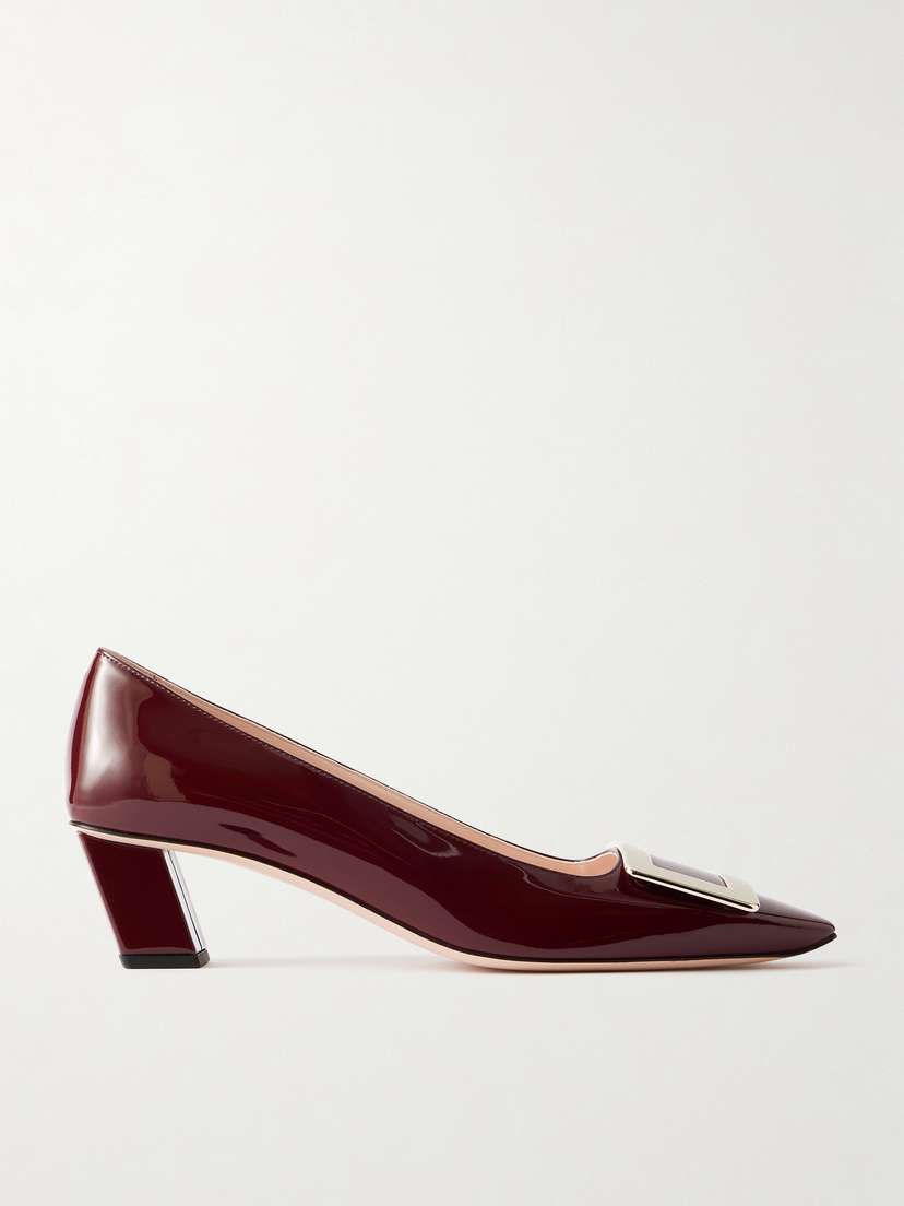 Roger Vivier Belle Vivier 45 Patent-leather Pumps