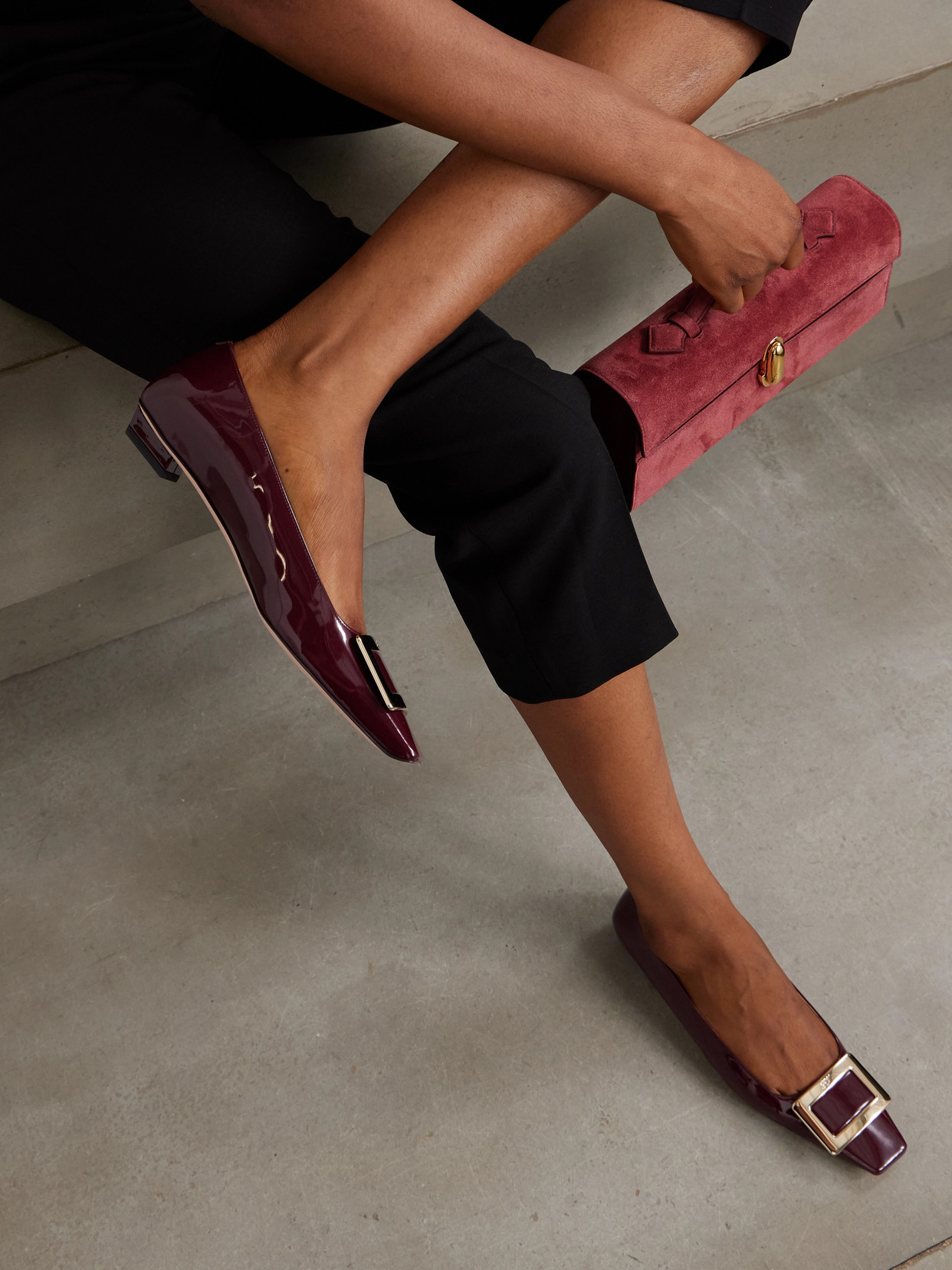 Belle Vivier Ballet Flats