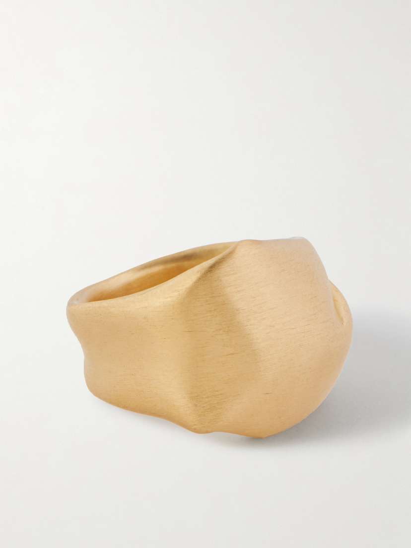 Completedworks The Best Place To Be A Puffin Gold Vermeil Ring