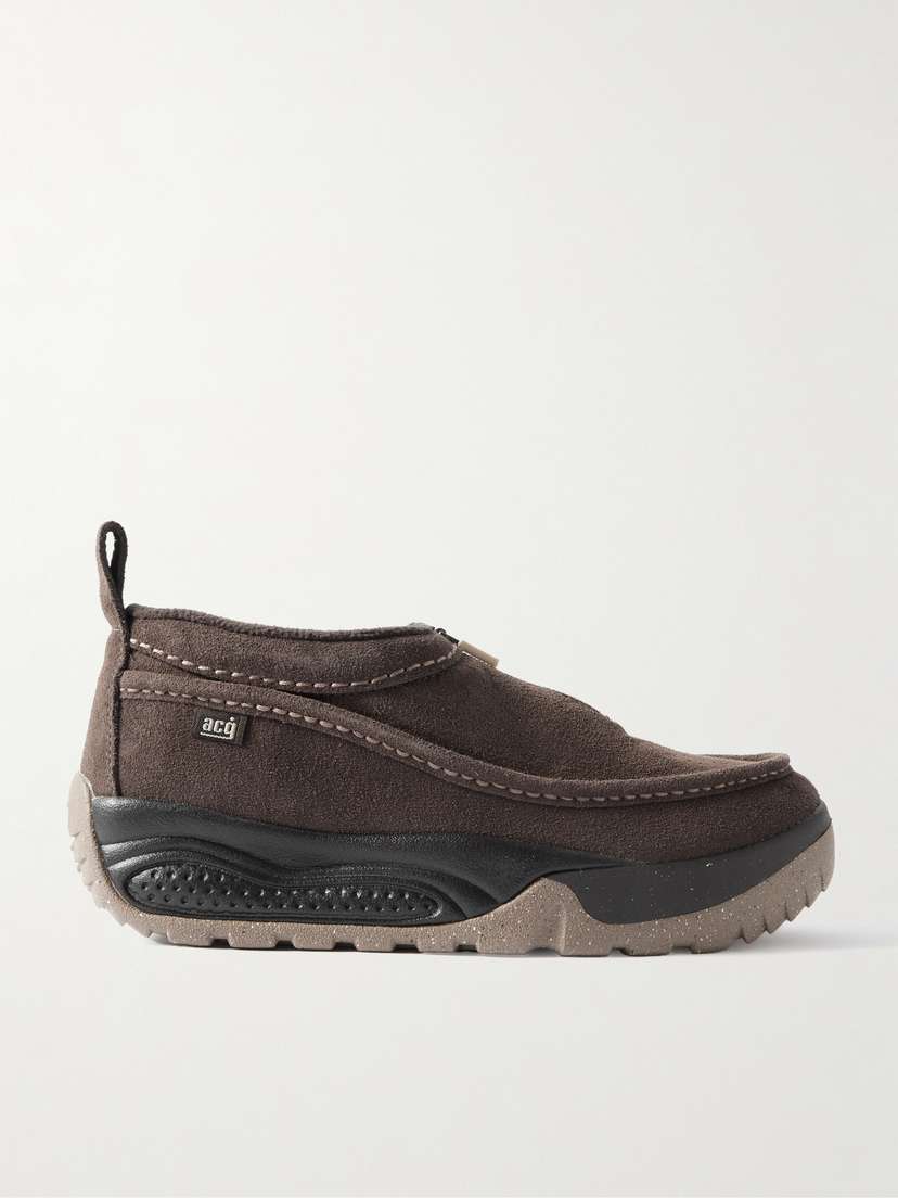 Nike Acg Izy Rubber-trimmed Suede Sneakers - US 10