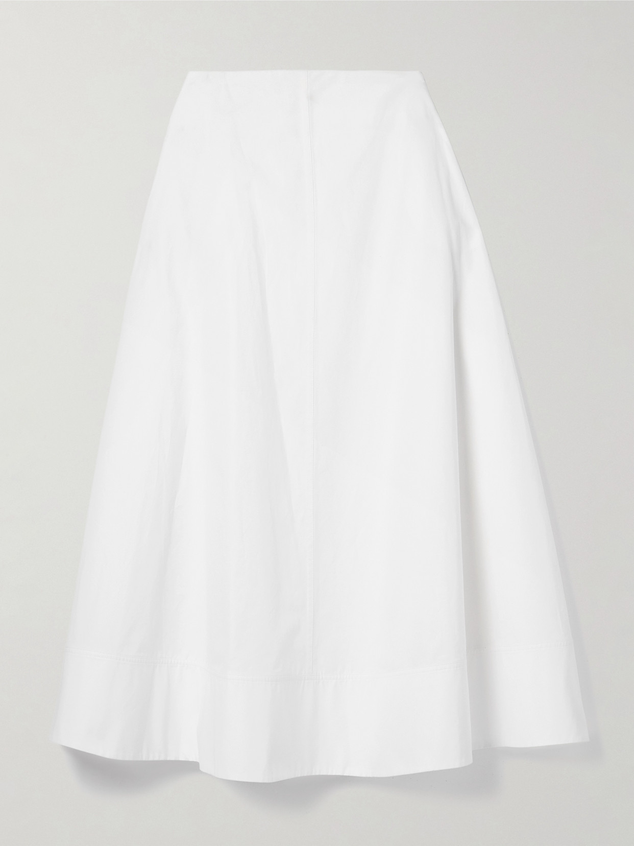Brandon Maxwell The Knox Cotton-poplin Maxi Skirt