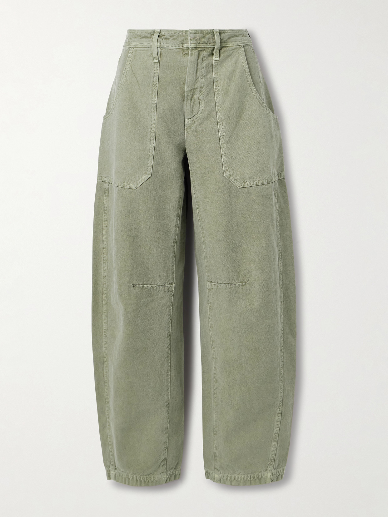Slvrlake Rookie Mid-rise Barrel-leg Cargo Jeans
