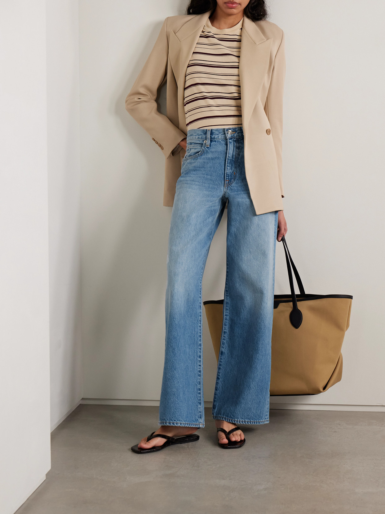 Slvrlake Selena Mid-rise Wide-leg Jeans