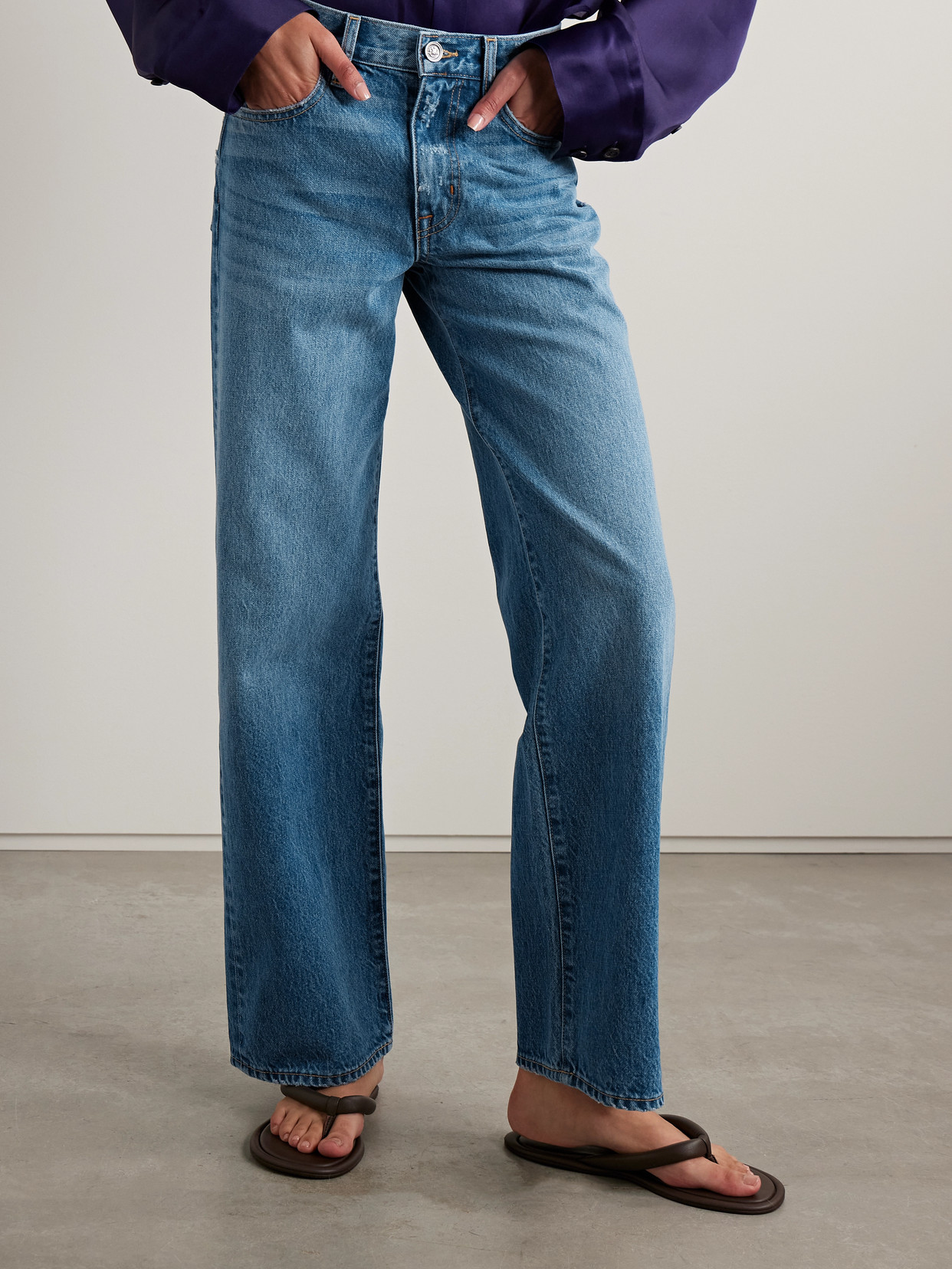 Slvrlake Jazmine Mid-rise Straight-leg Jeans