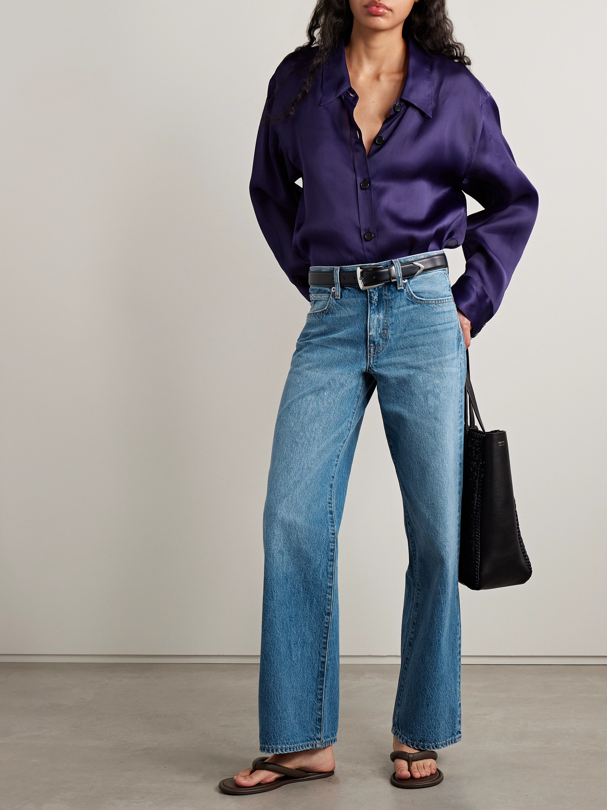 Slvrlake Jazmine Mid-rise Straight-leg Jeans