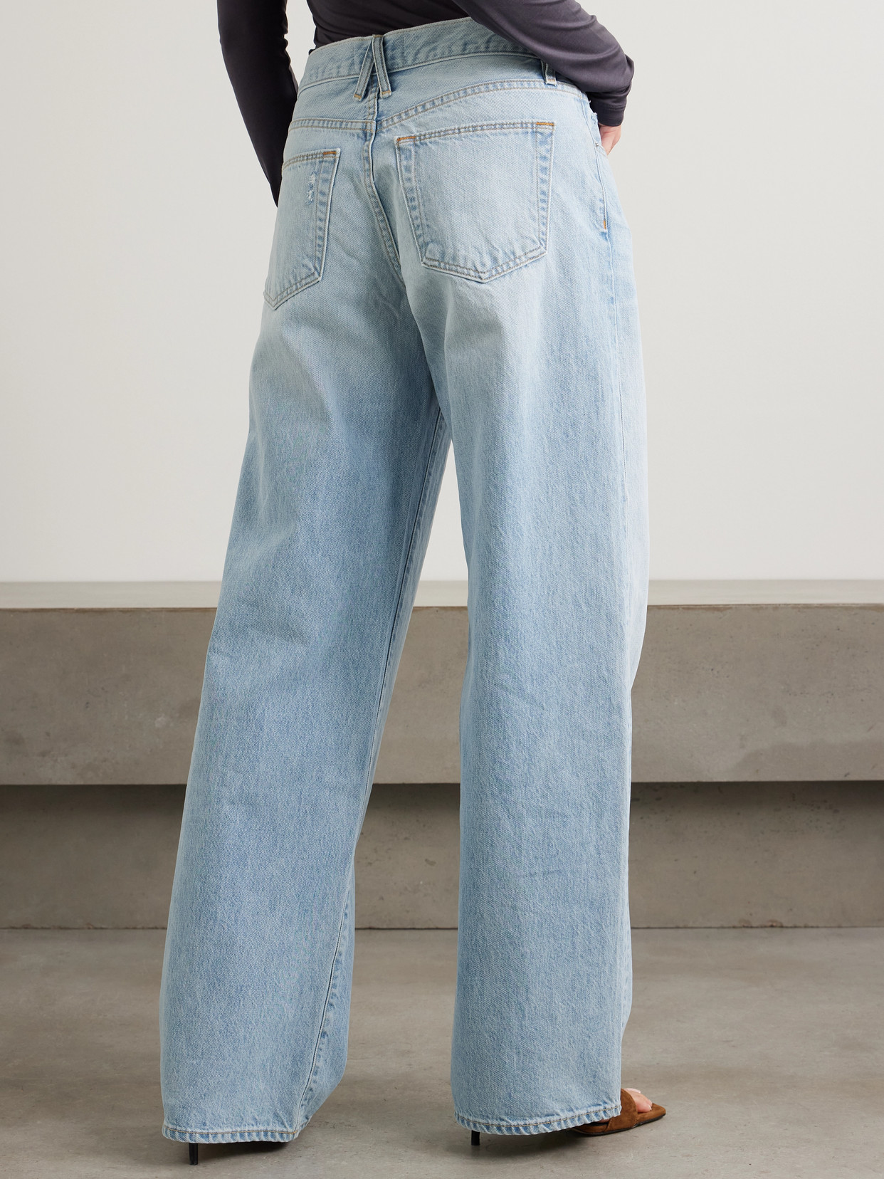 Slvrlake Mica Low-rise Wide-leg Jeans