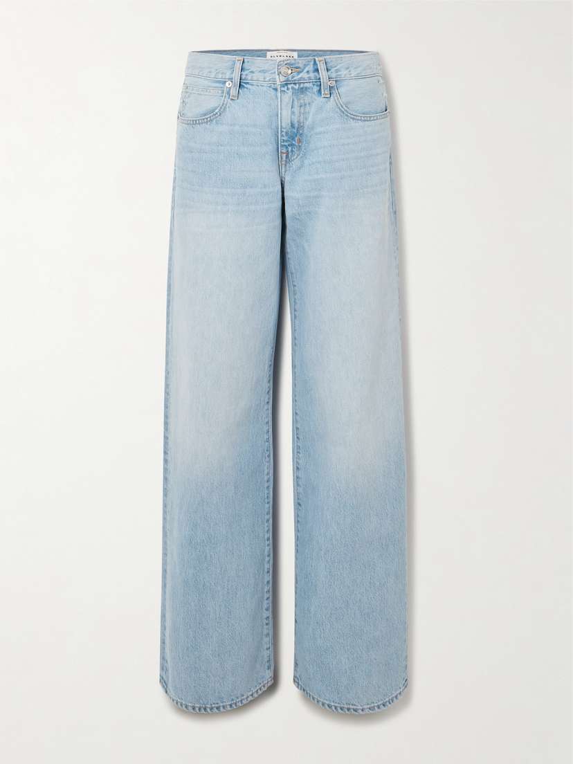 SLVRLAKE Mica Low-rise Wide-leg Jeans