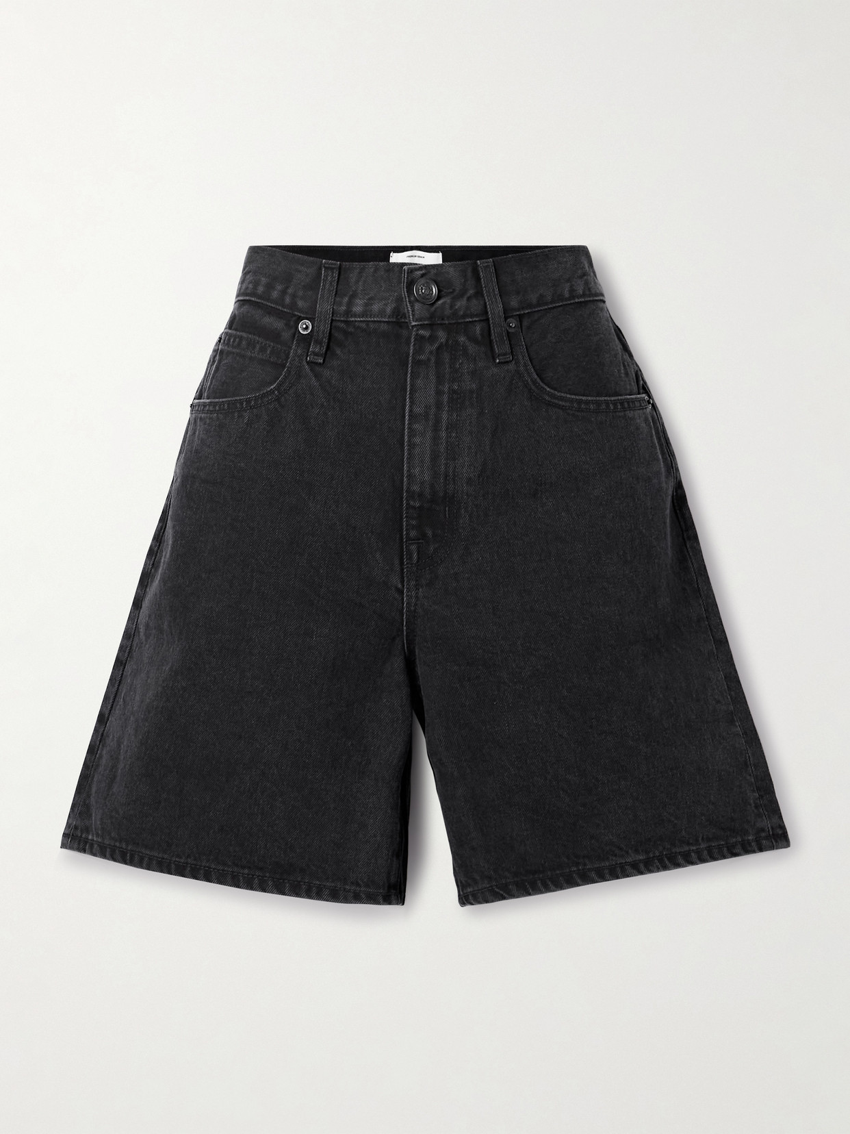 Slvrlake Denim Shorts In Black