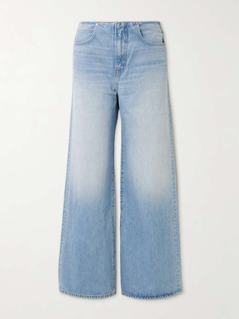 SLVRLAKE Naomi High-rise Wide-leg Jeans