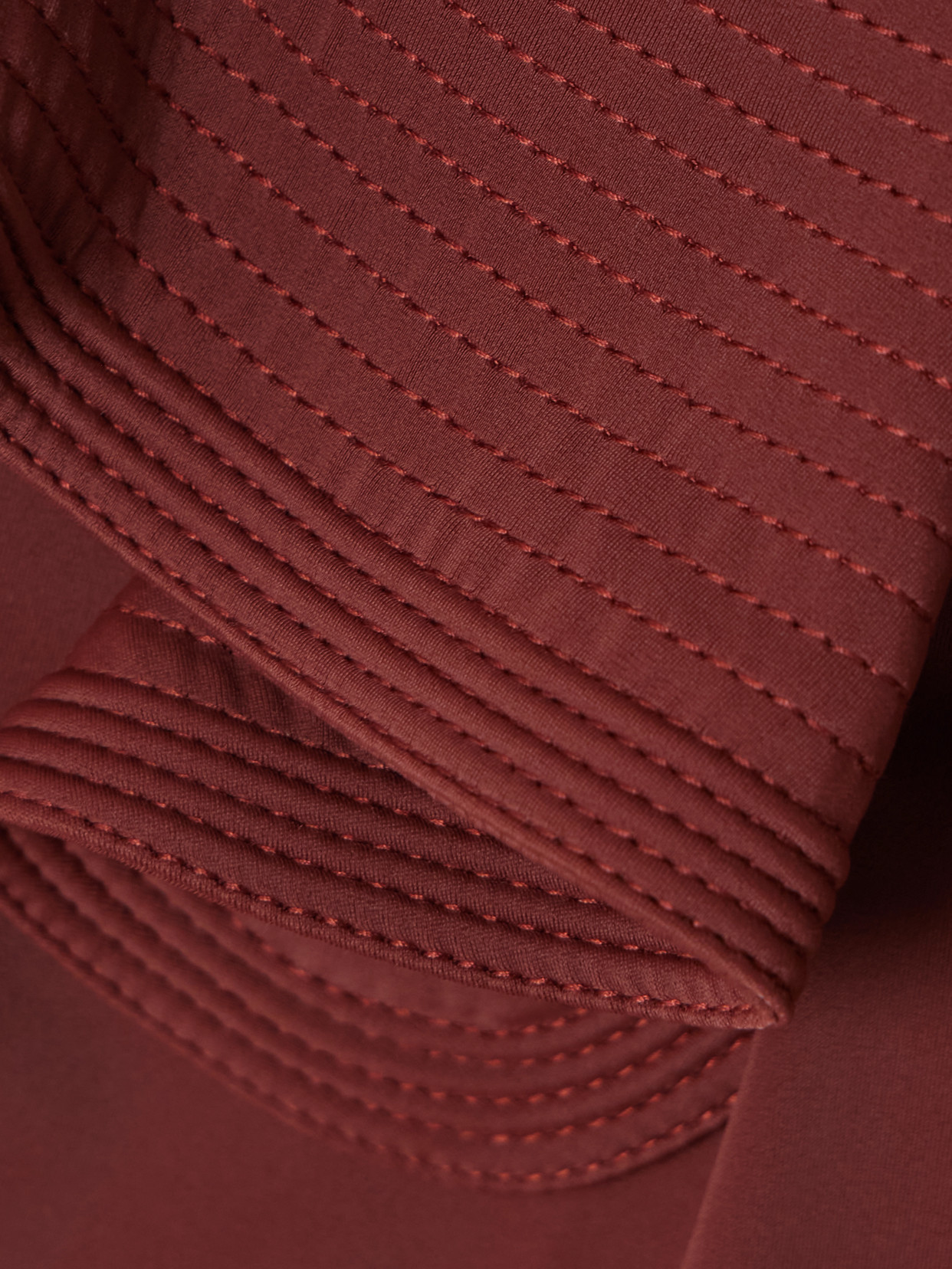 Johanna Ortiz Boleros Y Voleros Ruffled Swimsuit In Burgundy