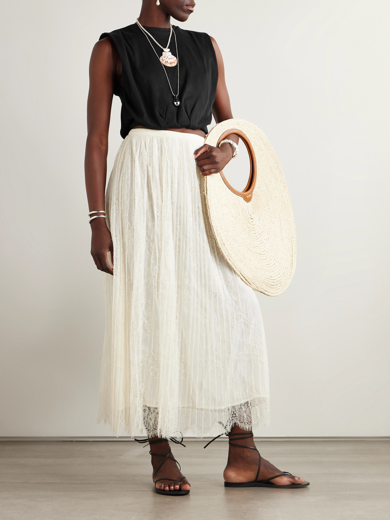 Muraya Cropped Jersey T-Shirt