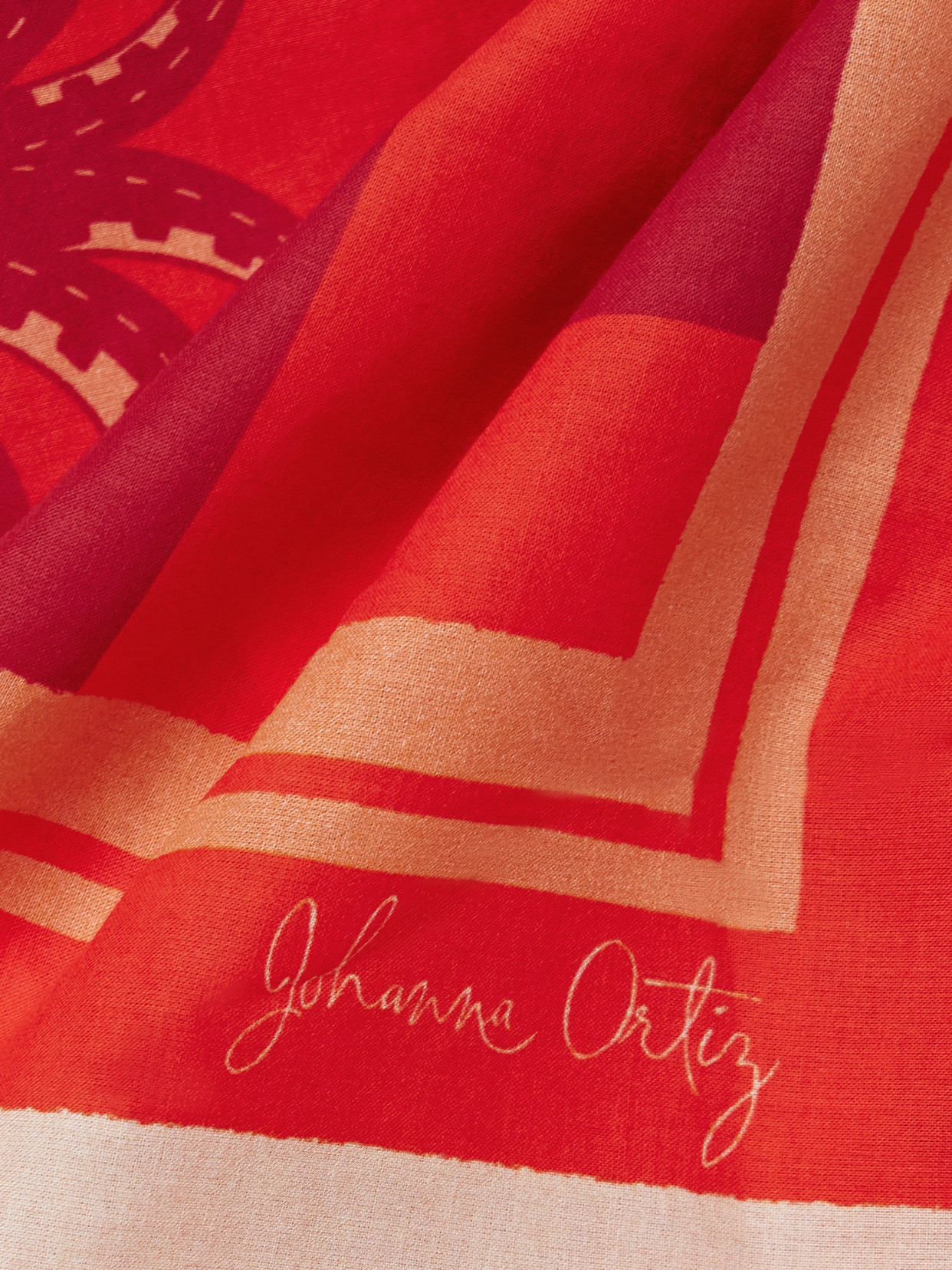 Johanna Ortiz Printed Organic Cotton-voile Pareo