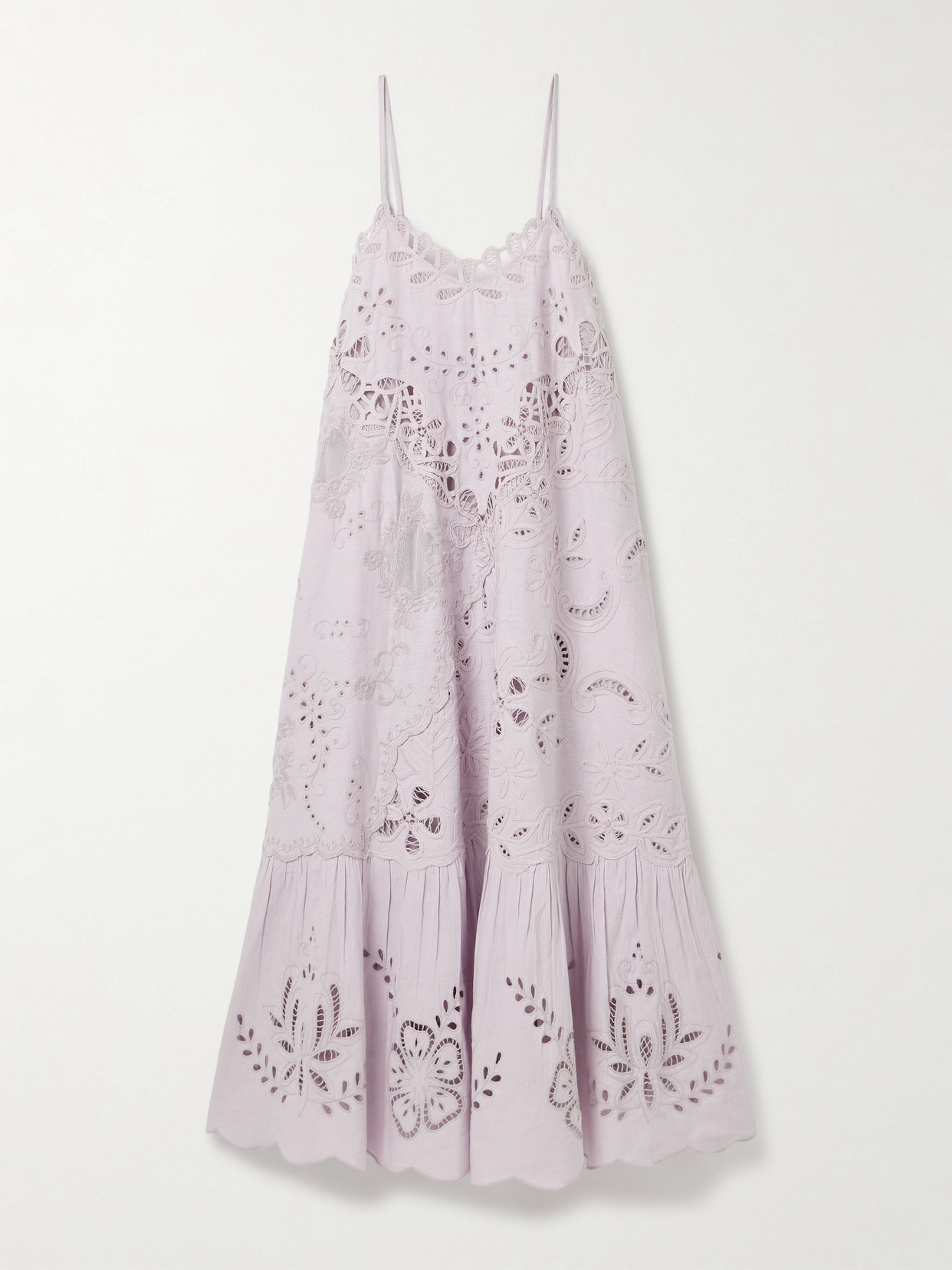 Sea Iyla Broderie Anglaise Cotton Midi Dress