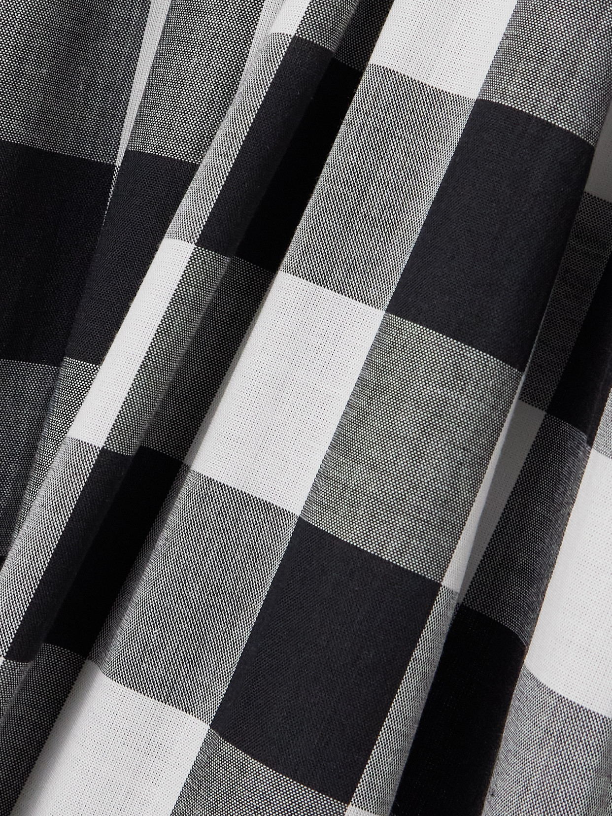 Sea Gathered Gingham Cotton-poplin Midi Dress