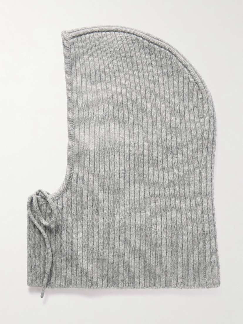Yves Salomon Ribbed Cashmere Snood